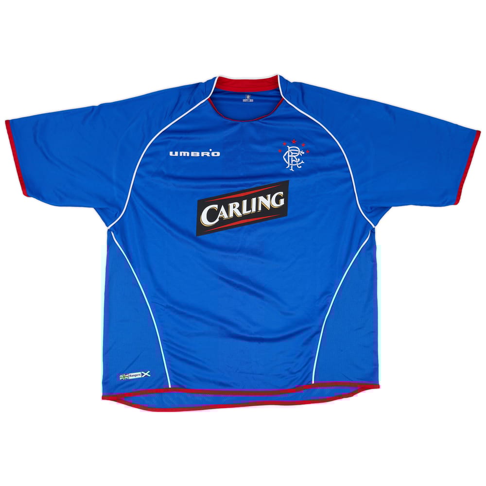 2005-06 Rangers Home Shirt - 9/10 - (XXL)