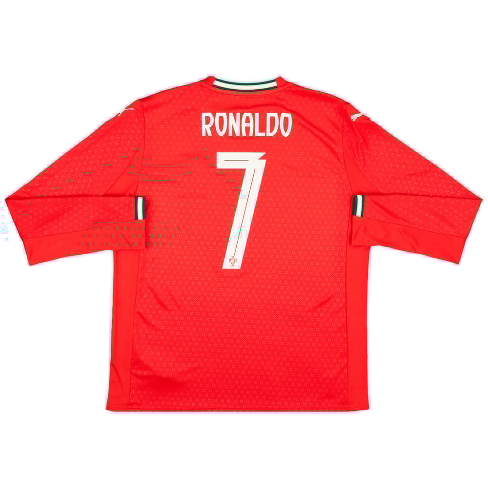 2025-26 Portugal Home L/S Shirt Ronaldo #7