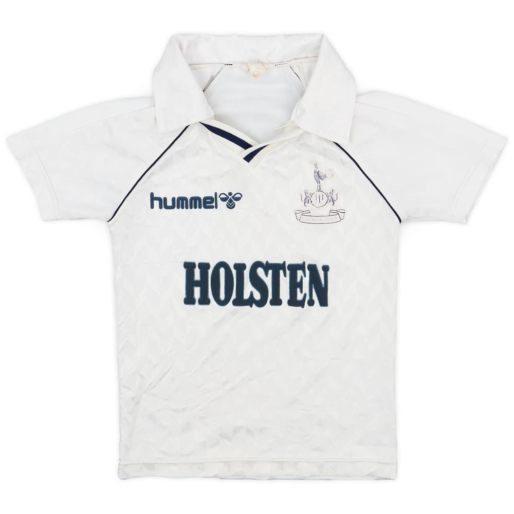 1987-89 Tottenham Home Shirt - 6/10 - (S.Boys)