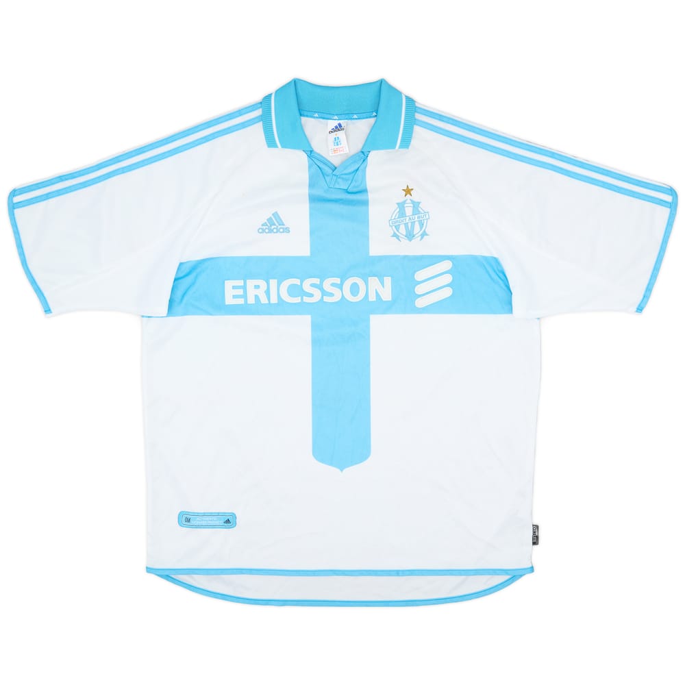 2000-01 Olympique Marseille Home Shirt - 7/10 - (XL)