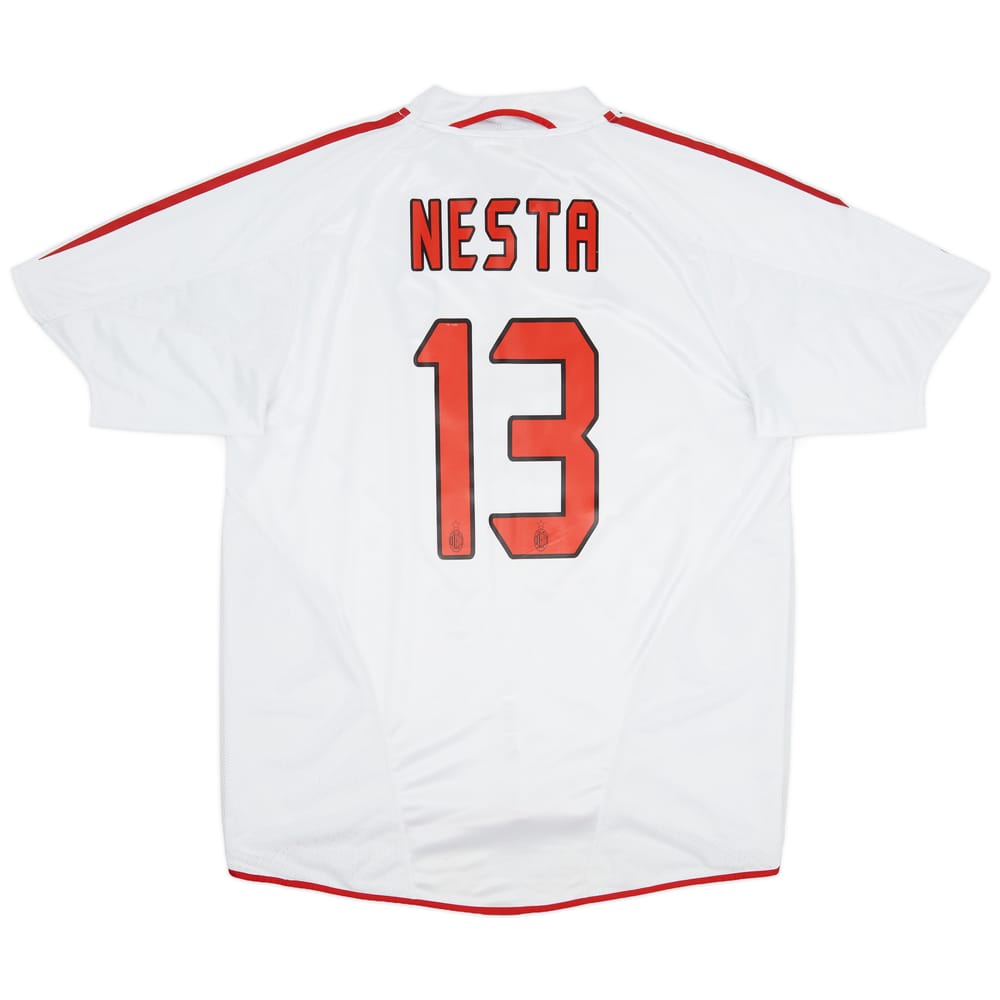 2004-05 AC Milan Away Shirt Nesta #13 - 5/10 - (XL)