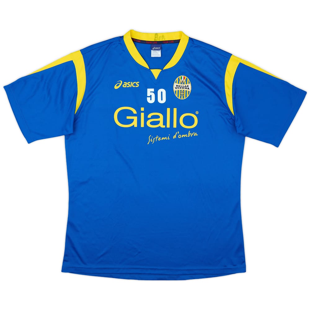 2009-10 Hellas Verona Asics Player Issue Training Shirt #50 - 7/10 - (XL)