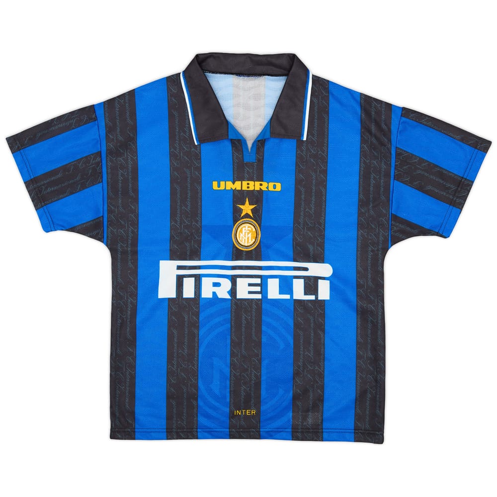 1996-97 Inter Milan Home Shirt - 8/10 - (Y)