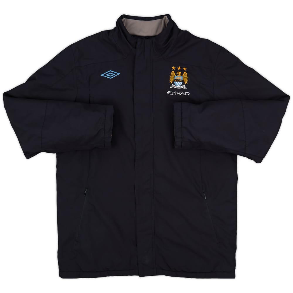 2009-10 Manchester City Umbro Padded Bench Coat - 8/10 - (L)