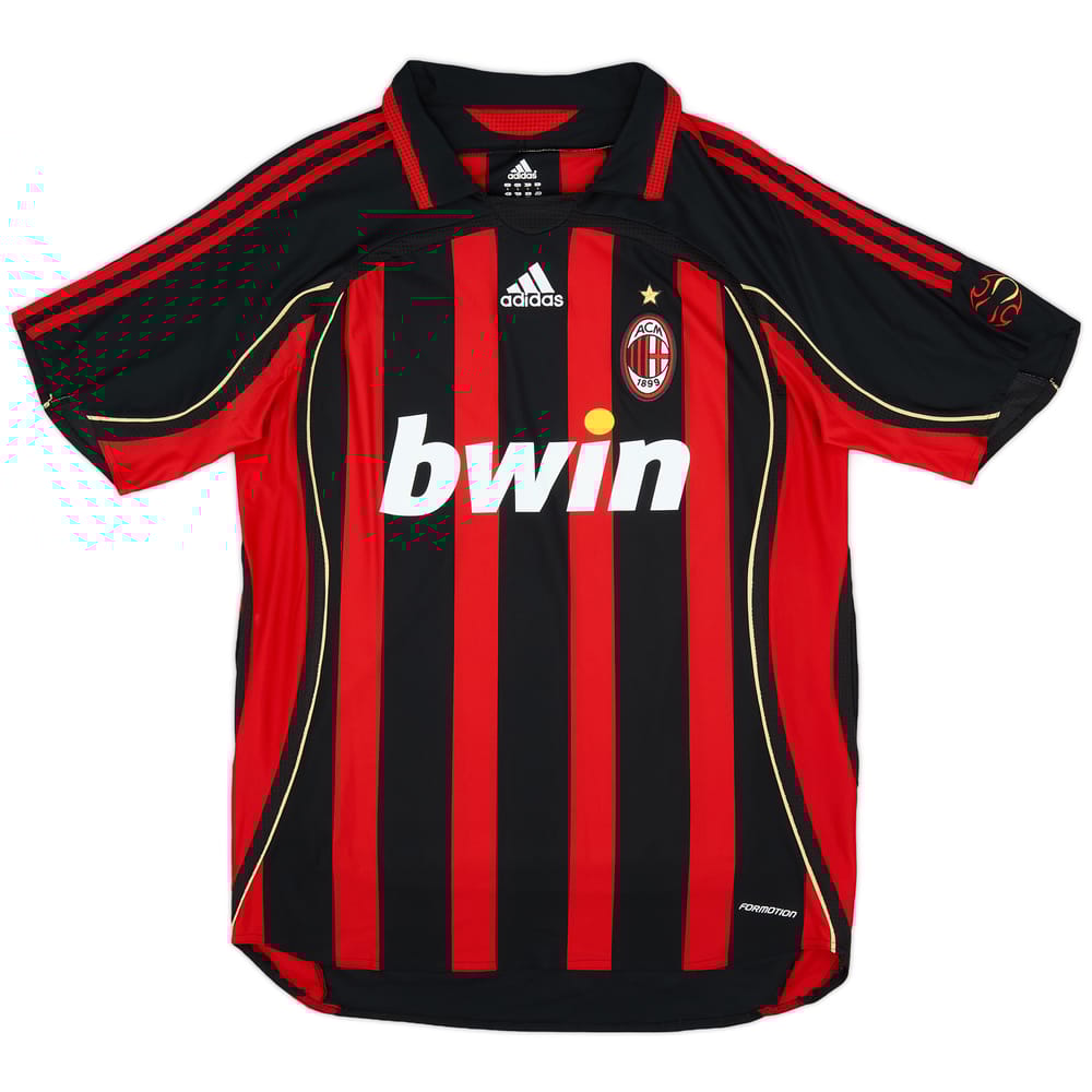 2006-07 AC Milan Player Issue Home Shirt #2 - 9/10 - (L)