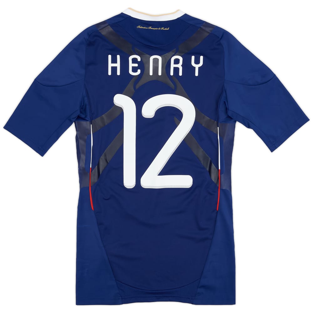 2009-10 France Player Issue Techfit Home Shirt Henry #12 (M)