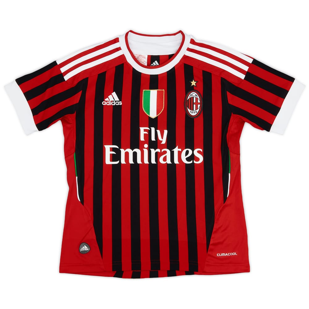 2011-12 AC Milan Home Shirt - 8/10 - (S.Boys)