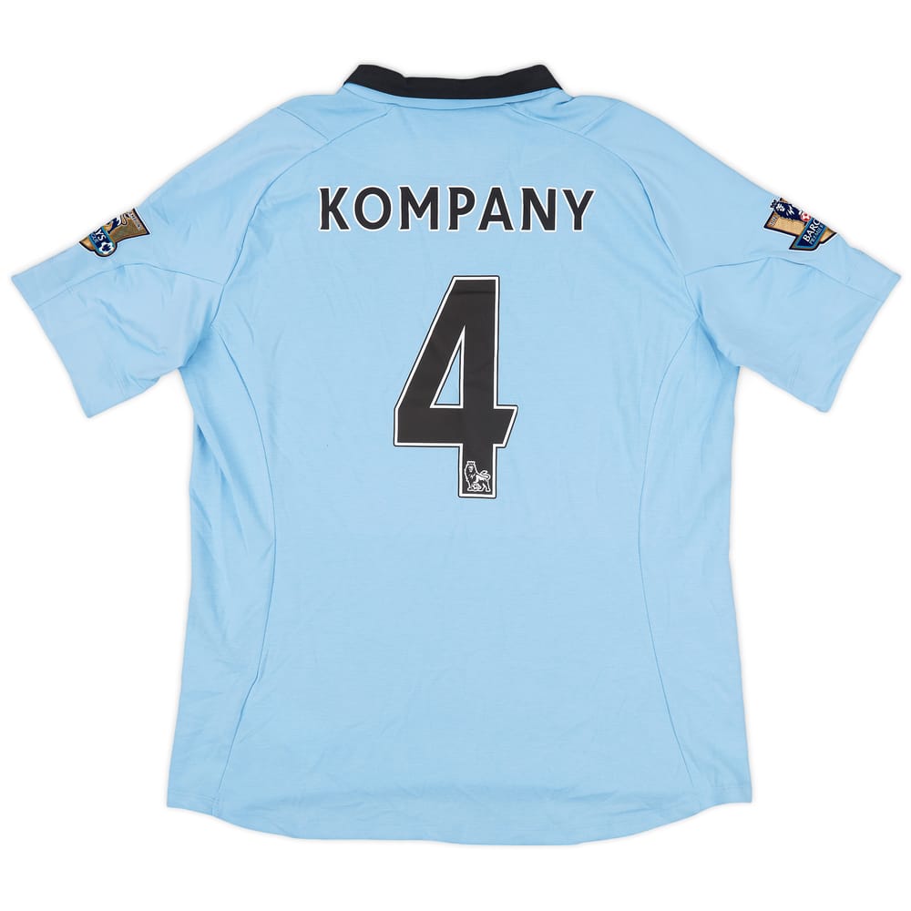 2012-13 Manchester City Home Shirt Kompany #4 (XL)