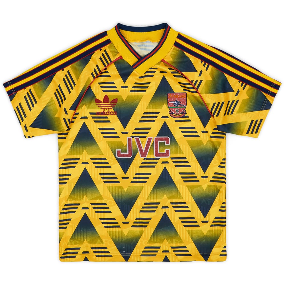 1991-93 Arsenal Away Shirt - 8/10 - (M.Boys)
