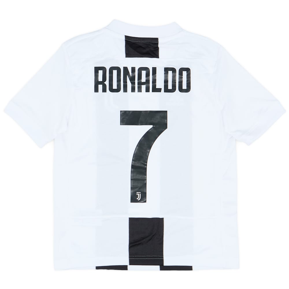 2018-19 Juventus Home Shirt Ronaldo #7 - 7/10 - (9-10 Years)