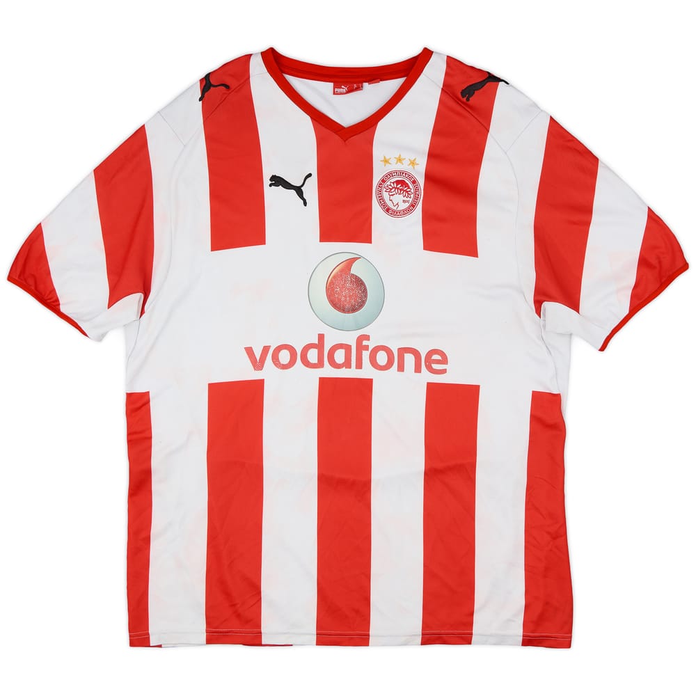 2008-09 Olympiakos Home Shirt - 4/10 - (L)