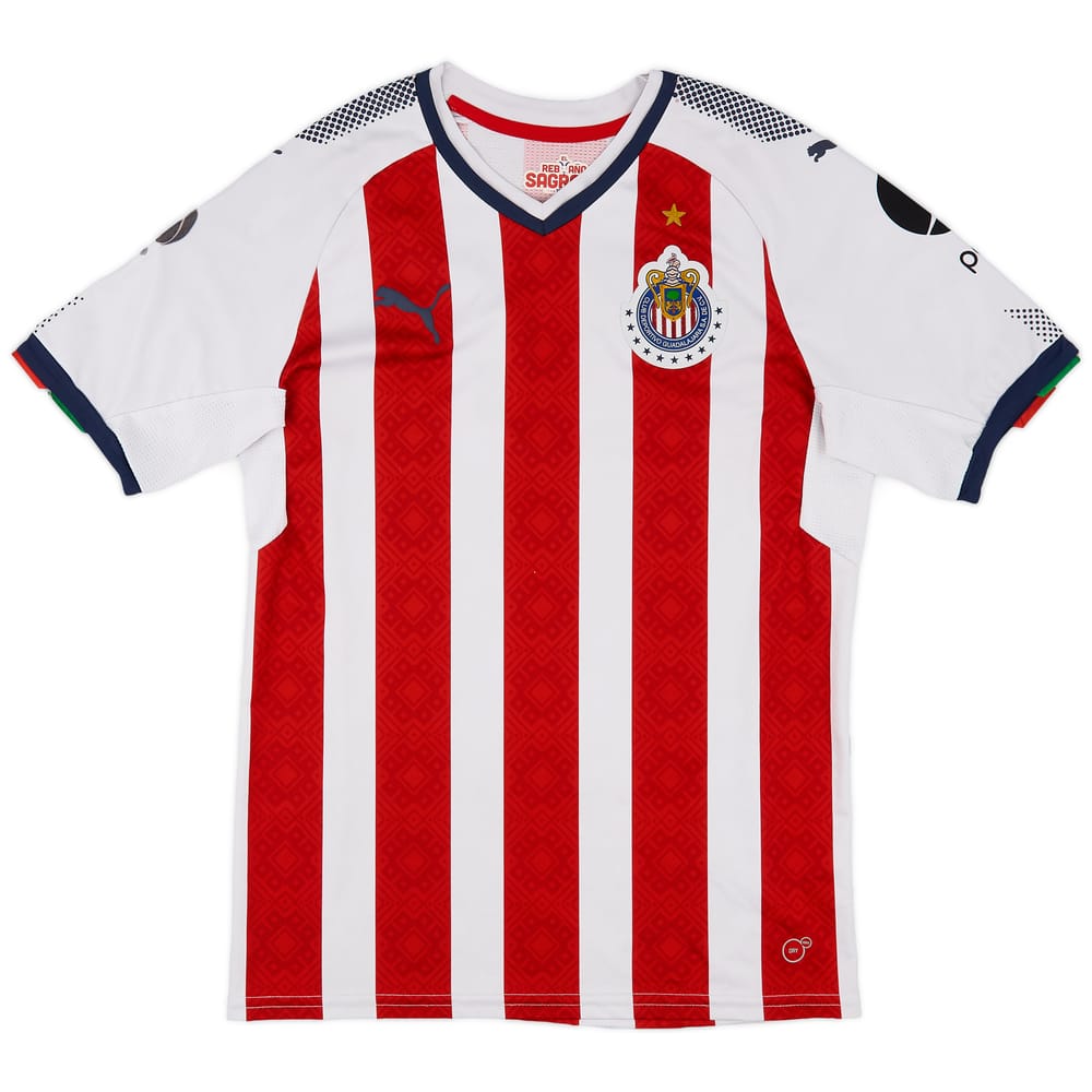 2017-18 Chivas Guadalajara Home Shirt - 7/10 - (S)