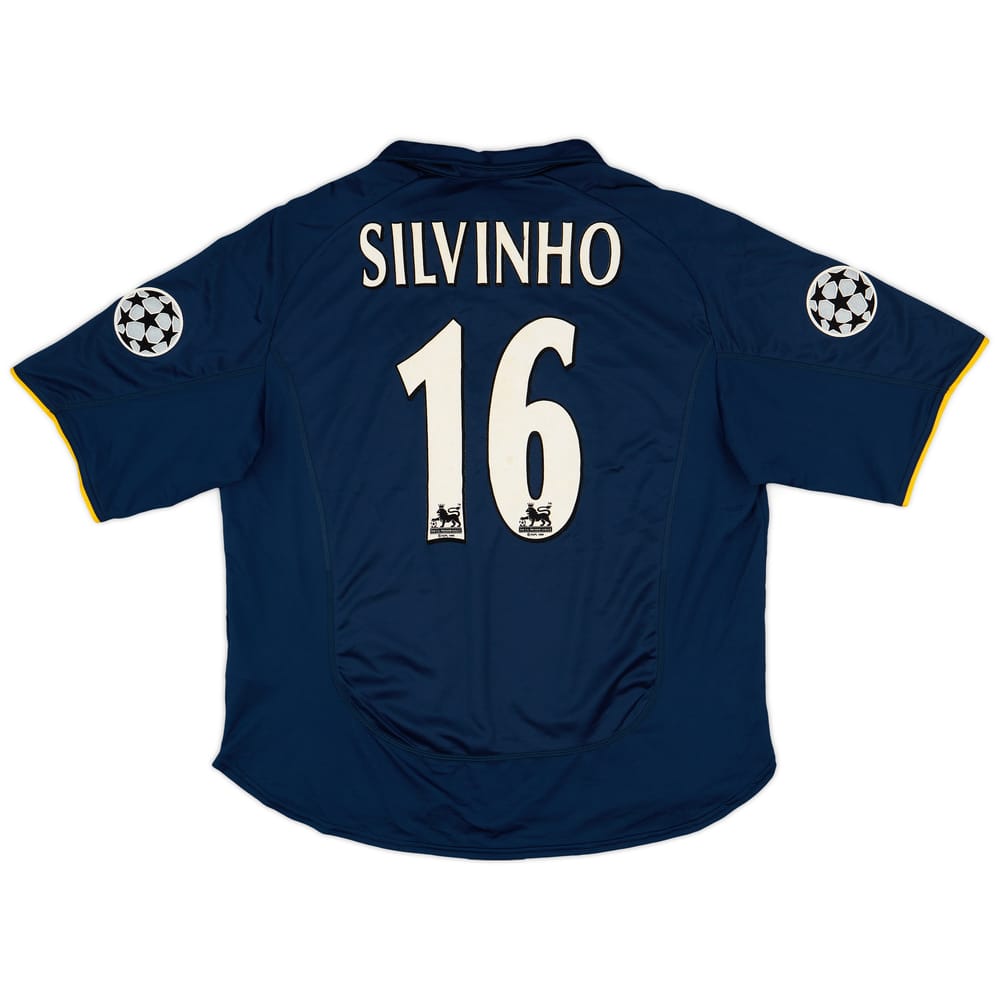 2000-02 Arsenal European Shirt Silvinho #16 - 8/10 - (XL)