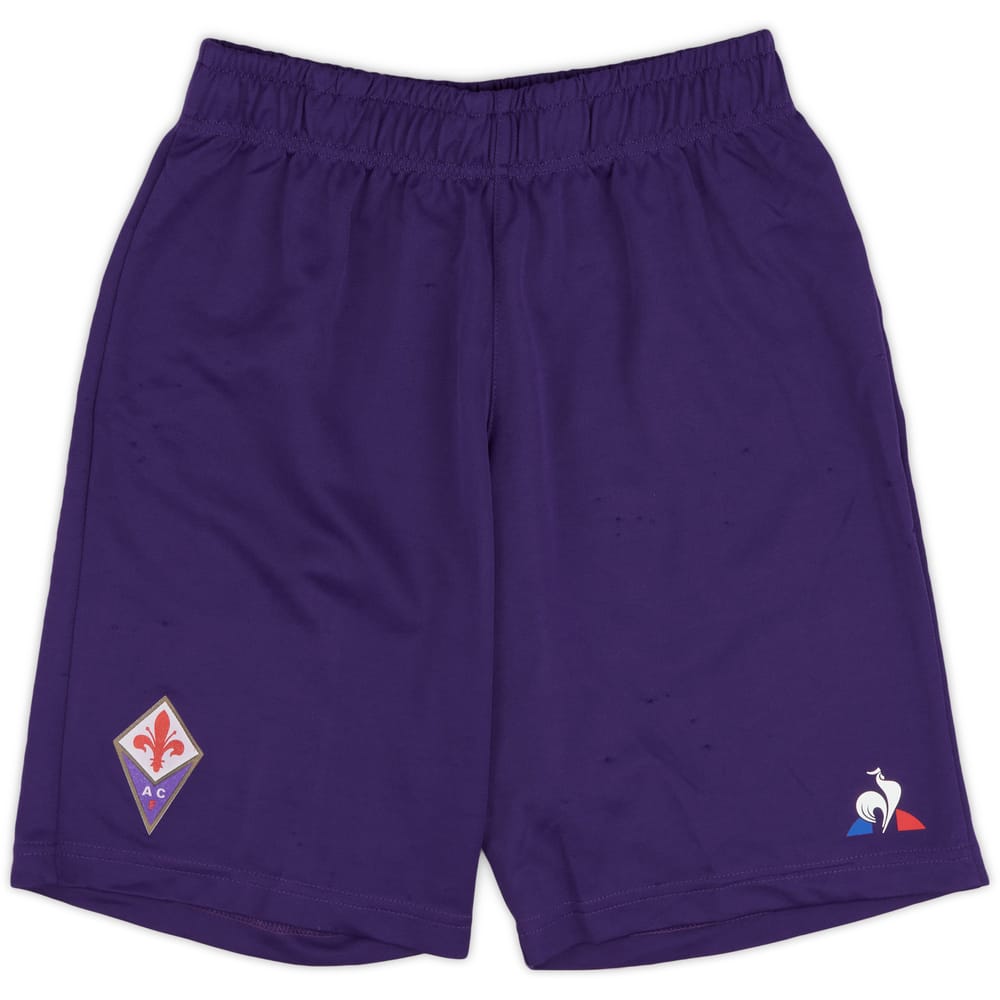 2017-18 Fiorentina Authentic Home Shorts - 5/10 - (M)