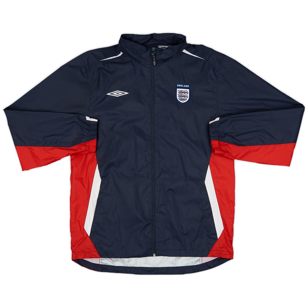 2004-06 England Umbro Hooded Rain Jacket - 8/10 - (L)