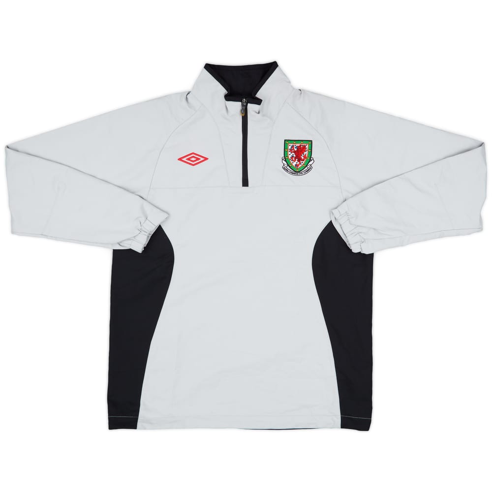 2010-11 Wales Umbro 1/4 Zip Drill Top - 8/10 - (M)