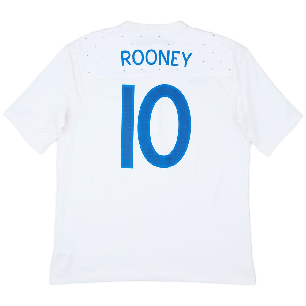 2010-11 England Home Shirt Rooney #10 - 8/10 - (XL)