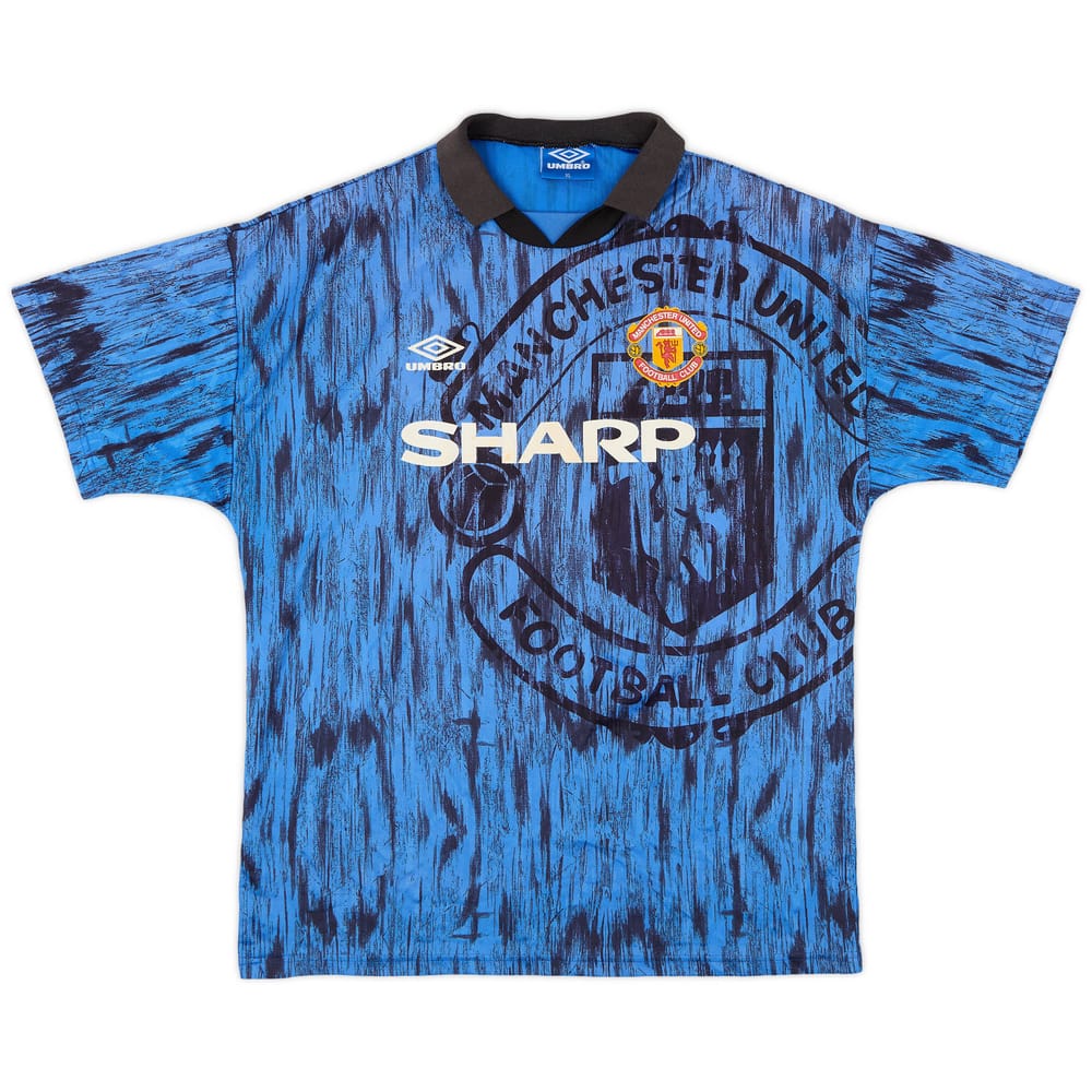 1992-93 Manchester United Away Shirt - 7/10 - (XL)