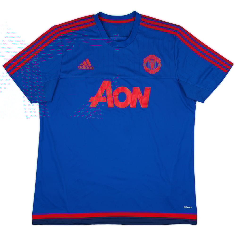 2015-16 Manchester United adidas Training Shirt - 9/10 - (XL)