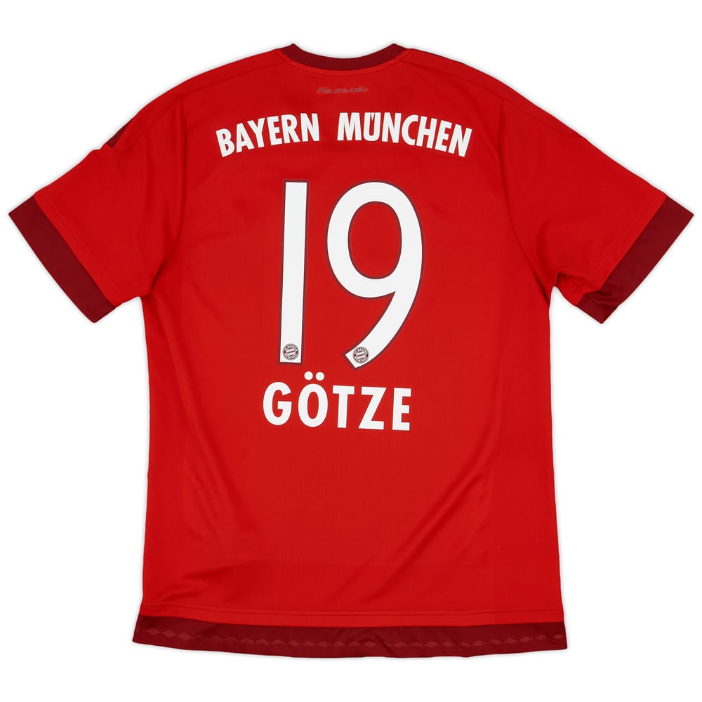 2015-16 Bayern Munich Home Shirt Gotze #19 - 7/10 - (L)