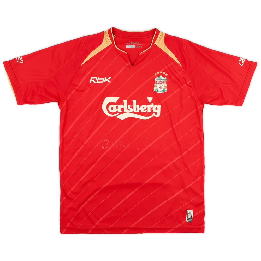 2005-06 Liverpool CL Home Shirt - 3/10 - (M)