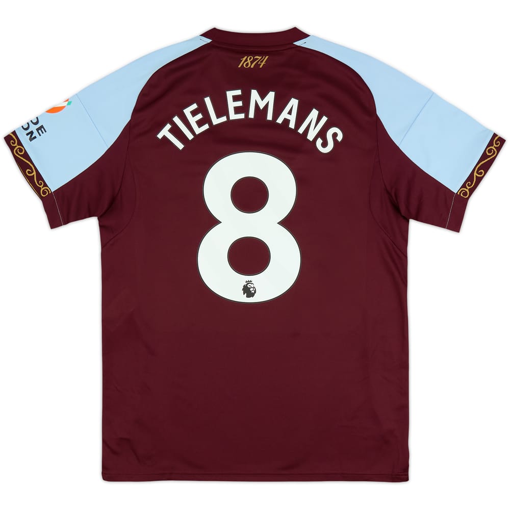 2025-26 Aston Villa Home Shirt Tielemans #8