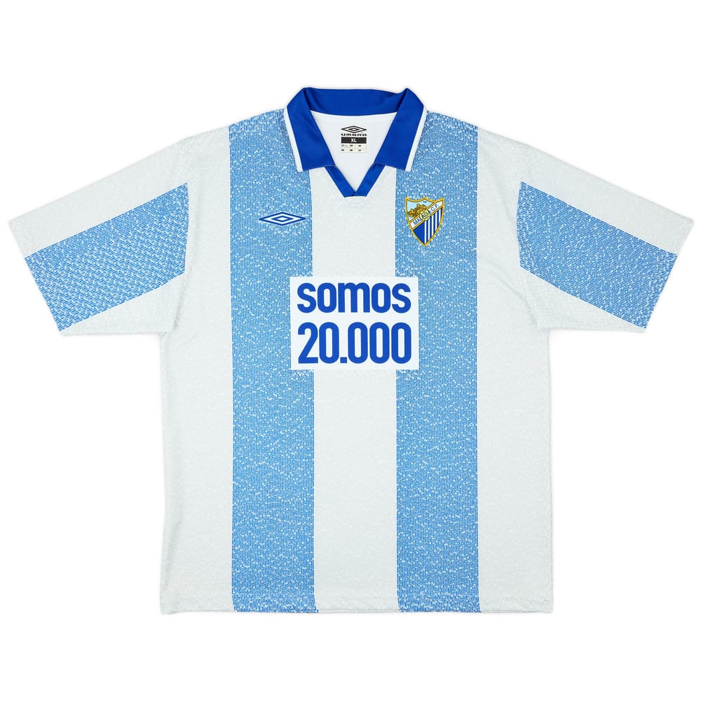 2004-05 Malaga 'Somos 20.000' Home Shirt - 9/10 - (XL)