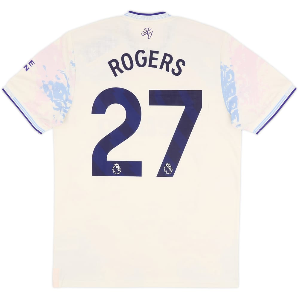 2025-26 Aston Villa Authentic Third Shirt Rogers #27