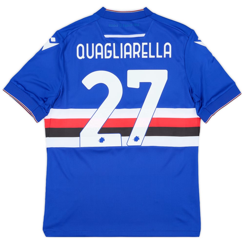 2022-23 Sampdoria Home Shirt Quagliarella #27 (L)