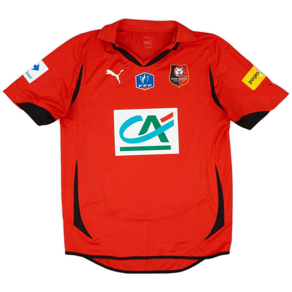 2010-11 Stade Rennais Coupe de France Match Issue Home Shirt #12 (Boukari)