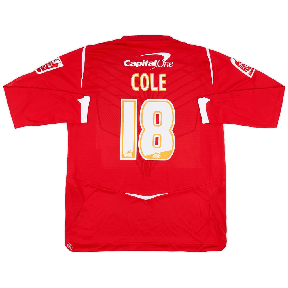 2008-09 Nottingham Forest Match Issue Home Shirt Cole #18