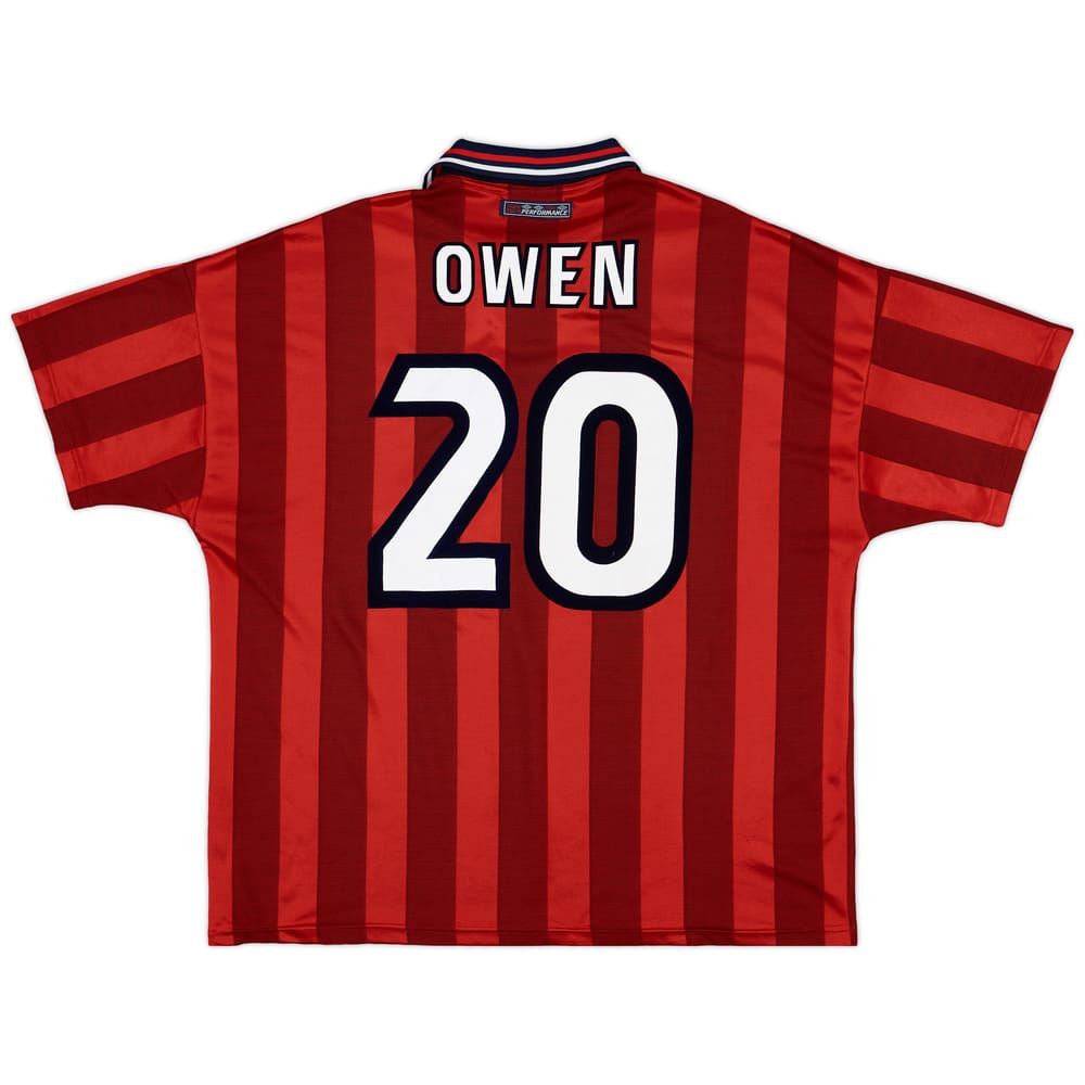 1997-99 England Away Shirt Owen #20 - 9/10 - (XXL)