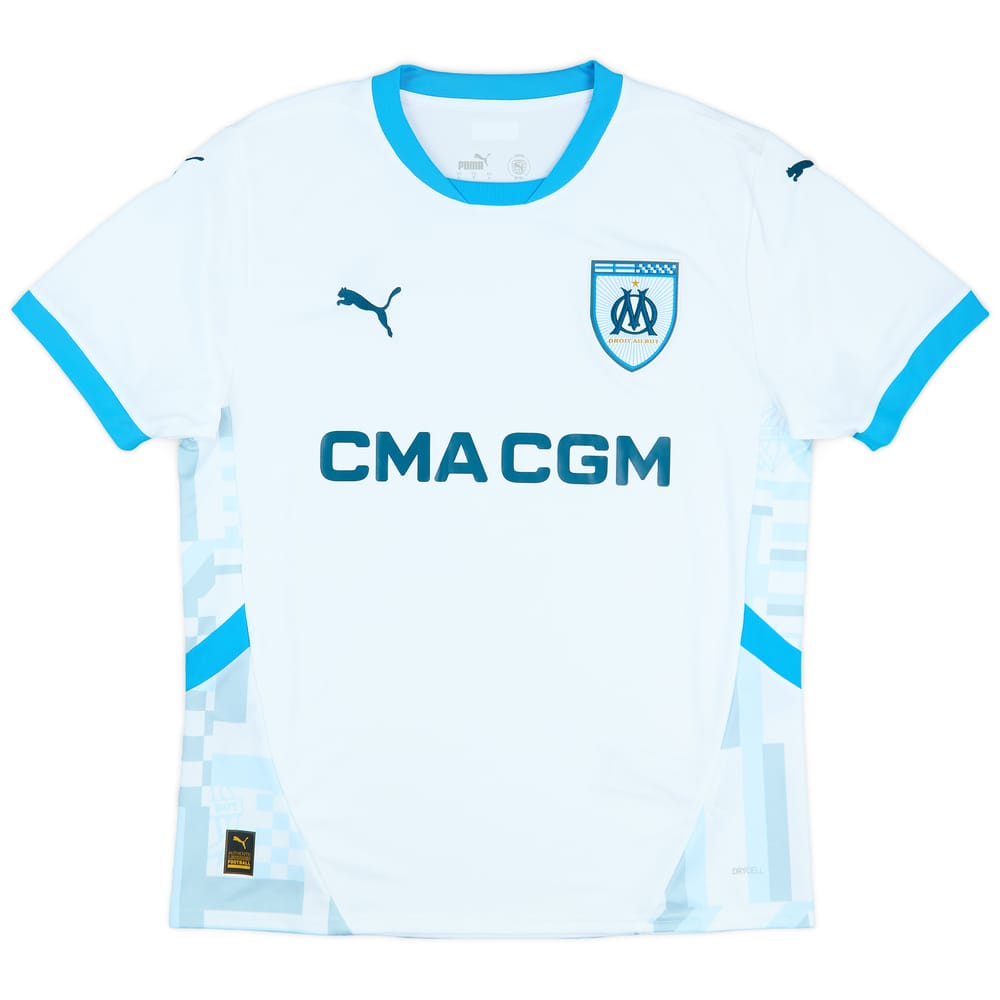 2024-25 Marseille Home Shirt - 9/10 - (L)
