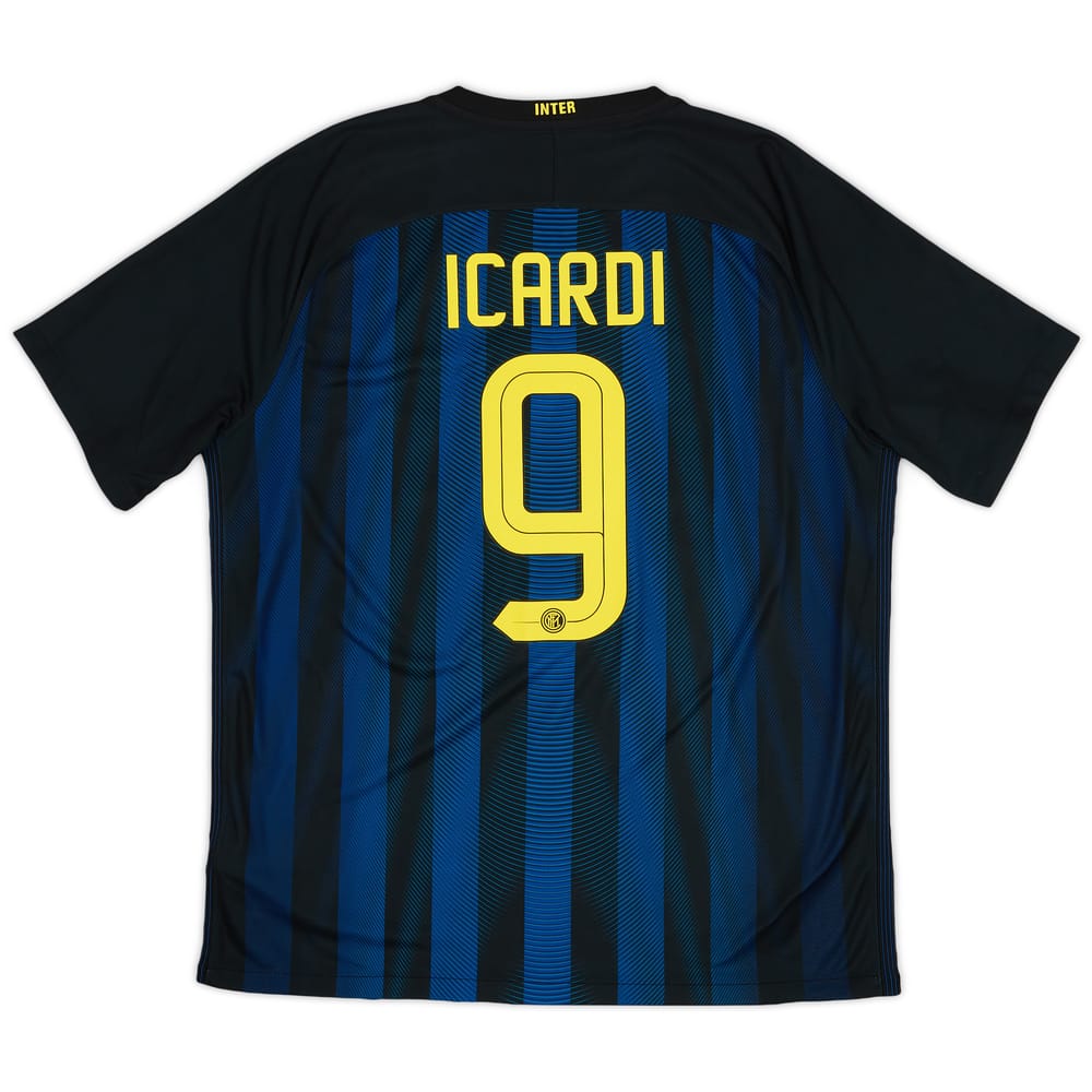 2016-17 Inter Milan Home Shirt Icardi #9 - 9/10 - (XL)