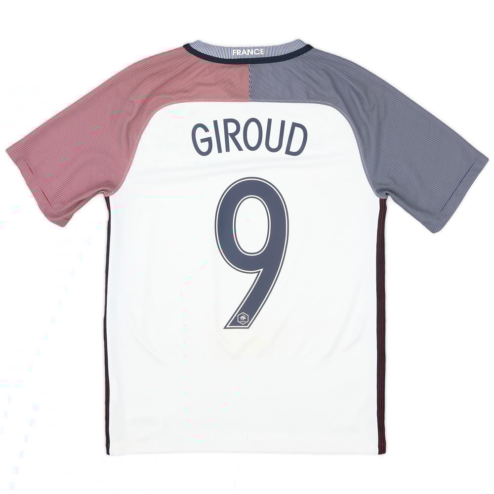 2016-17 France Away Shirt Giroud #9 - 7/10 - (S)