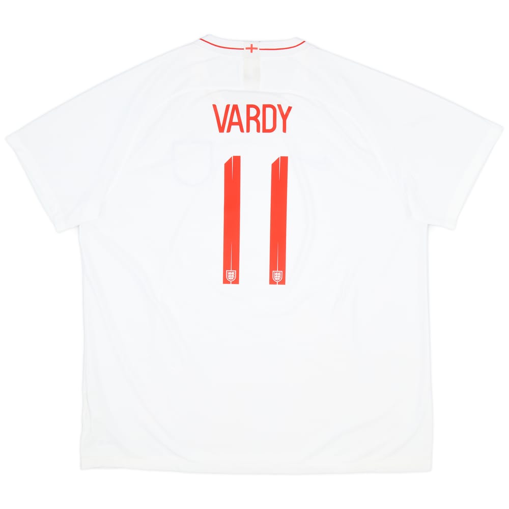 2018-19 England Home Shirt Vardy #11 - 8/10 - (3XL)