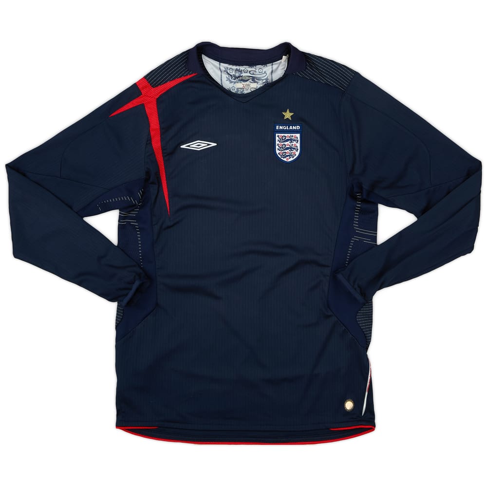 2005-06 England GK Shirt - 9/10 - (XL.Boys)