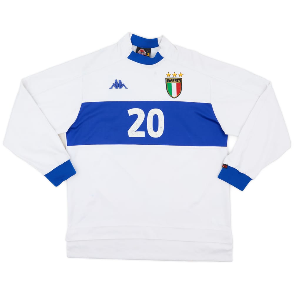 1998-00 Italy Away L/S Shirt #20 - 4/10 - (M)