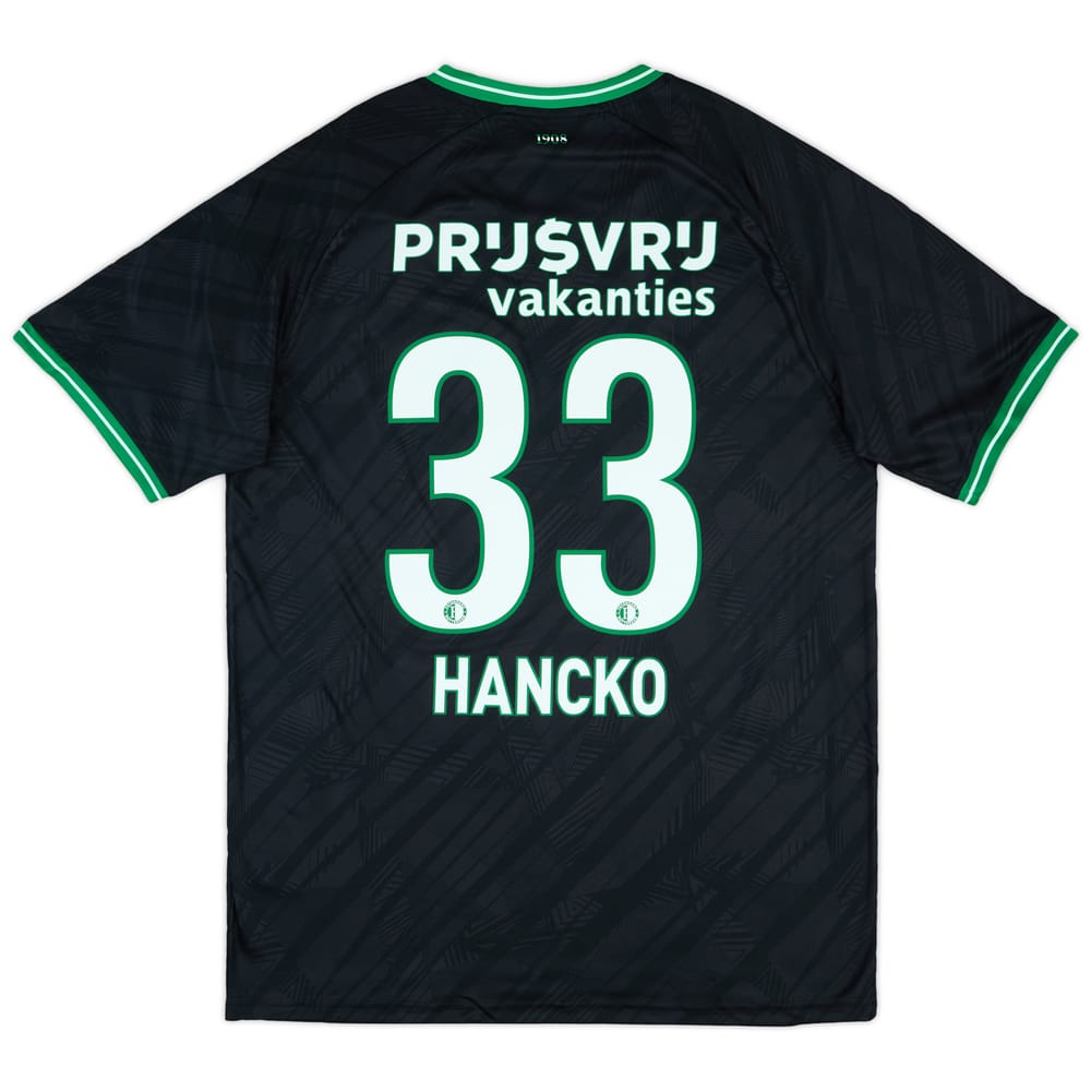 2024-25 Feyenoord Away Shirt Hancko #33