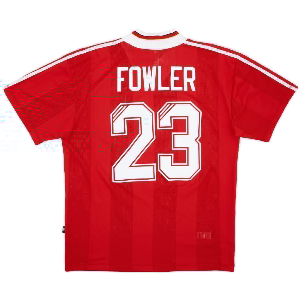 1995-96 Liverpool Home Shirt Fowler #23 - 8/10 - (L)