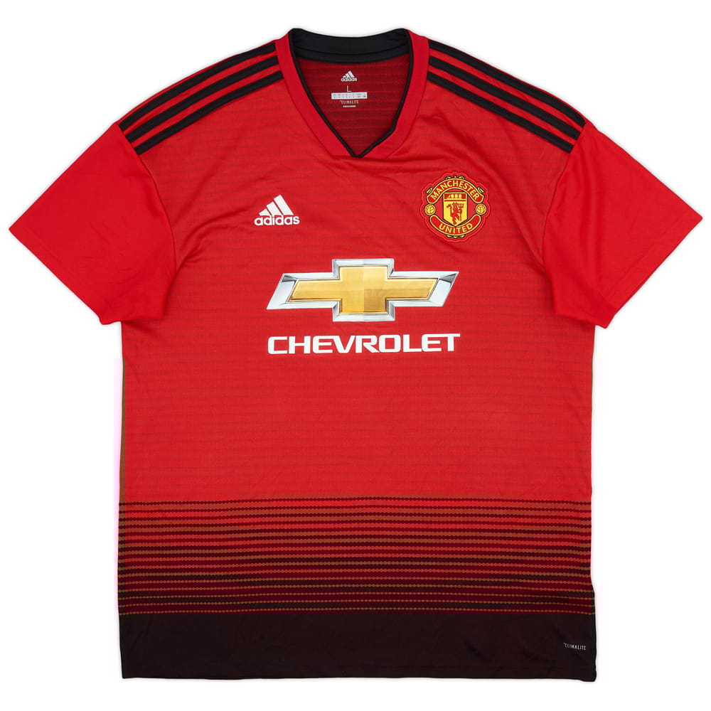 2018-19 Manchester United Home Shirt - 8/10 - (L)