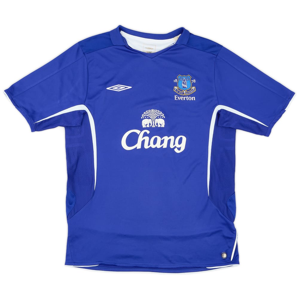 2005-06 Everton Home Shirt - 9/10 - (L)
