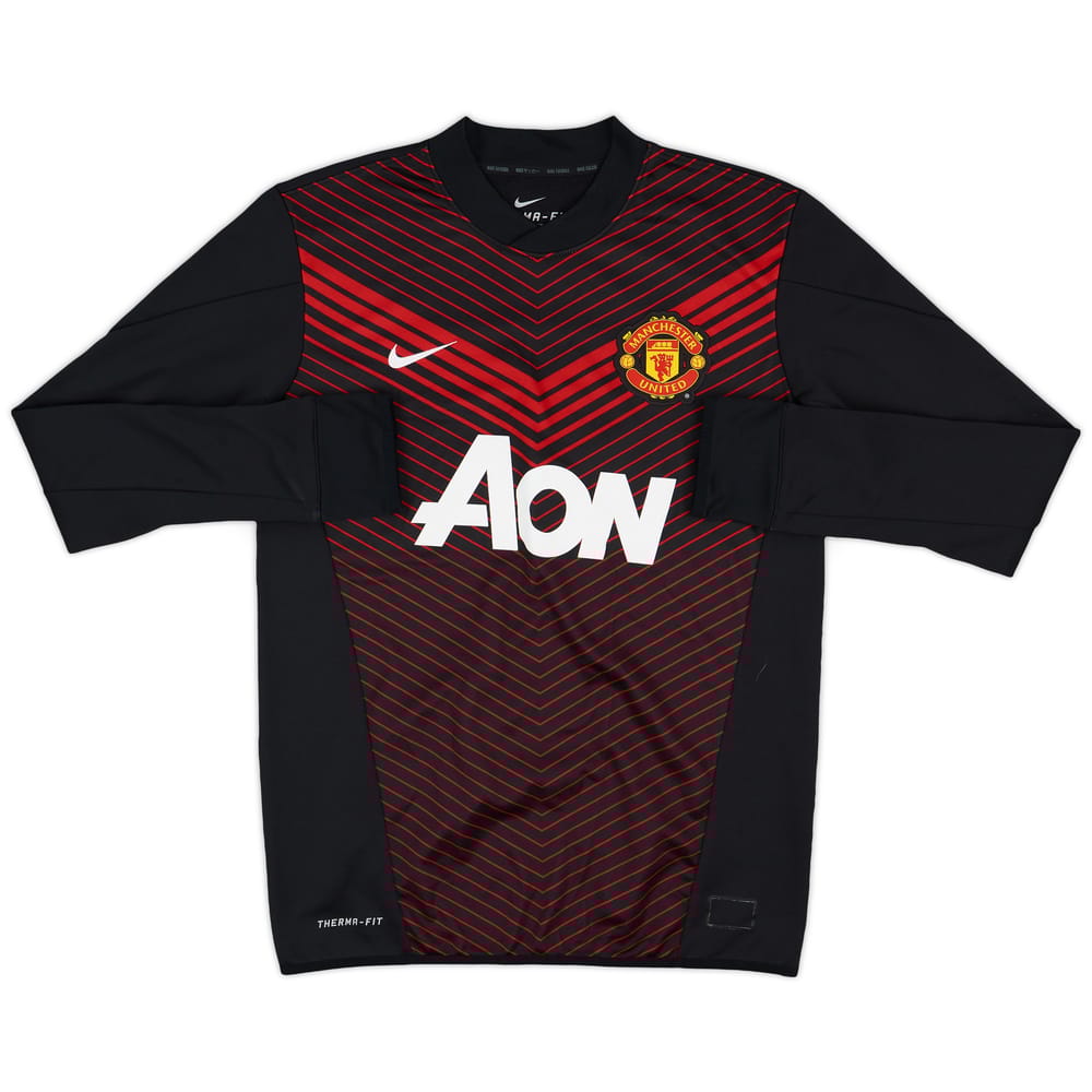 2014-15 Manchester United Nike Sweat Top - 9/10 - (M)