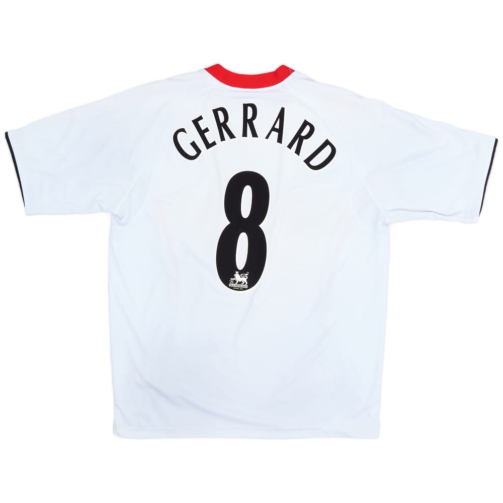 2005-06 Liverpool Away Shirt Gerrard #8 - 5/10 - (L)