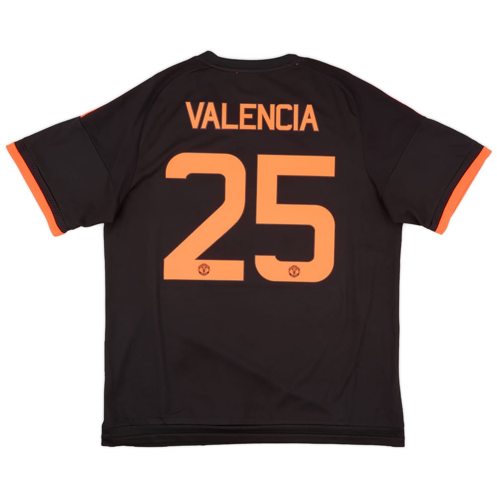 2015-16 Manchester United Third Shirt Valencia #25 - 9/10 - (XL)