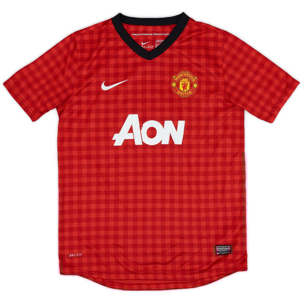 2012-13 Manchester United Home Shirt - 6/10 - (L.Boys)