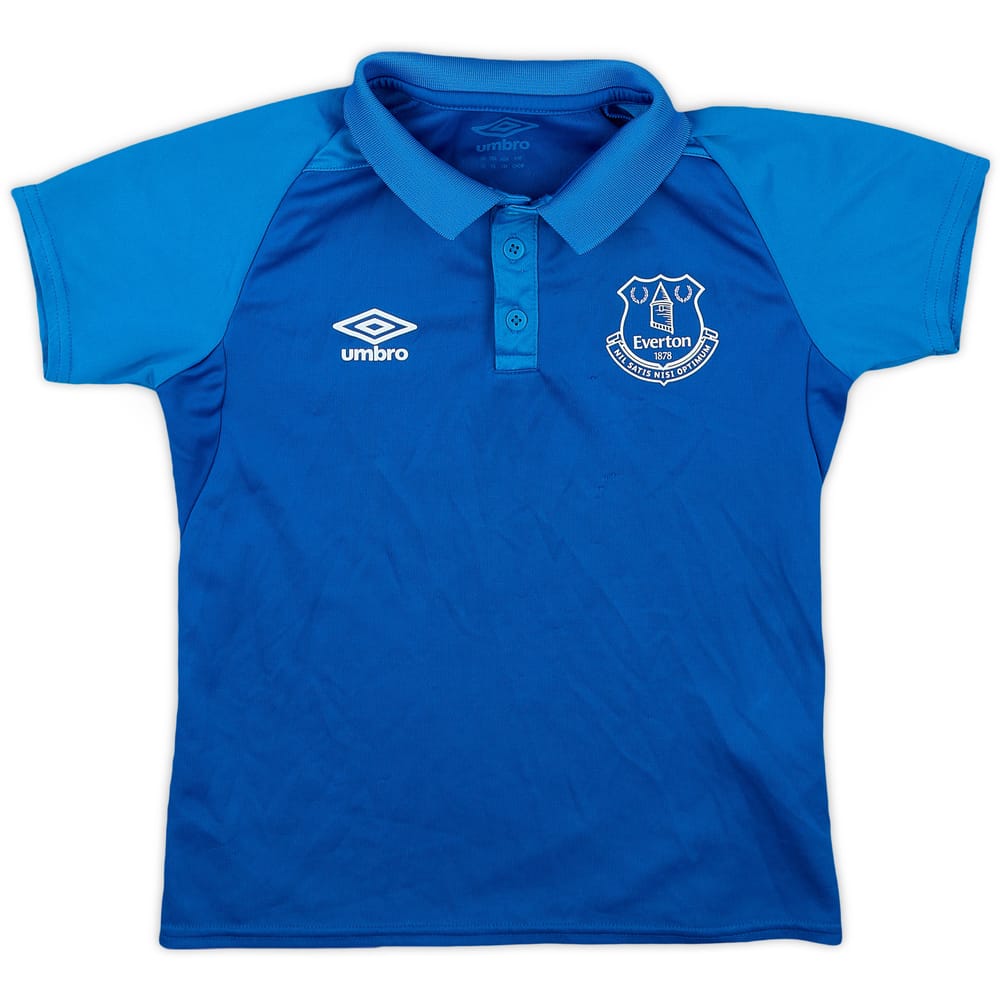 2019-20 Everton Umbro Polo Shirt - 7/10 - (S.Boys)