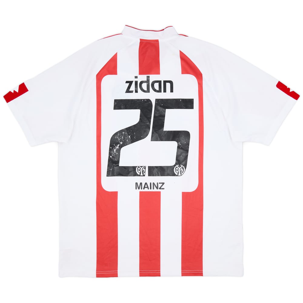 2006-07 FSV Mainz Signed Home Shirt Zidan #25 - 5/10 - (XXL)