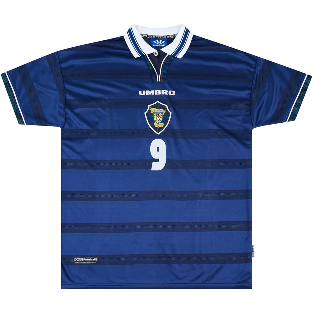 1998-00 Scotland Match Issue Home Shirt #9