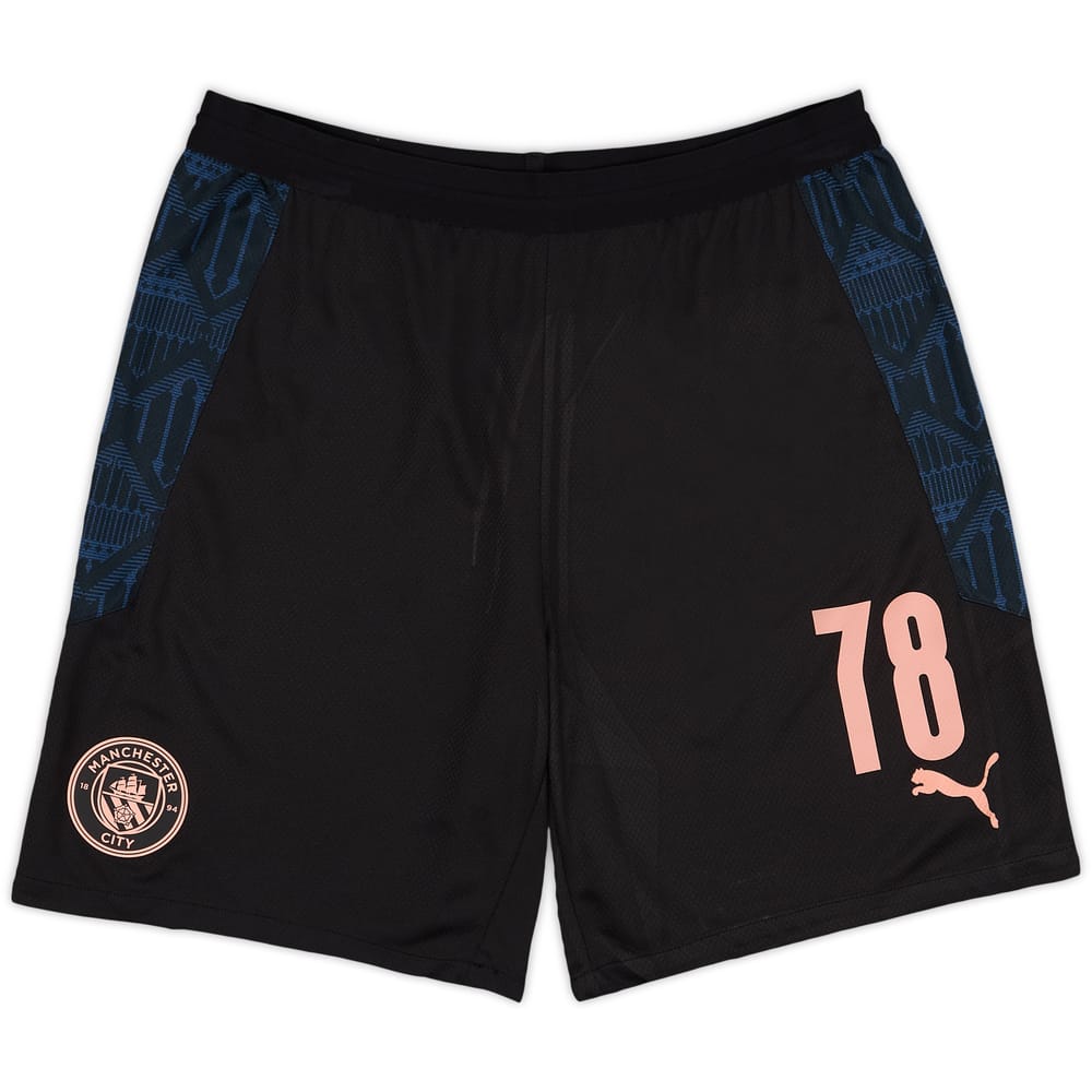2020-21 Manchester City Player Issue Away Shorts #78 (Harwood-Bellis) - 9/10 - (L)